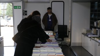 TTK’nın mobil kitap satış tırı ilimize geldi