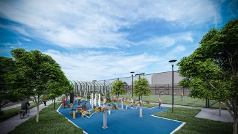 Dev spor tesisinde ilerleme yüzde 51