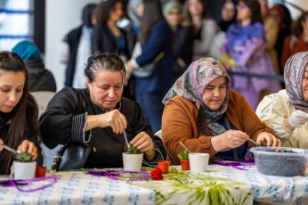 Kadınlar, atölye ve etkinliklerde buluştu