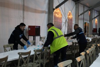 Ramazan Çadırı’nda her gün titiz çalışma