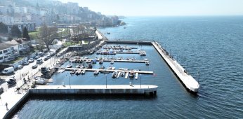 Kayık çekek yerinde düzen ve güven bir arada