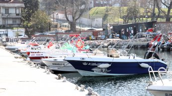 Kayık çekek yerinde düzen ve güven bir arada