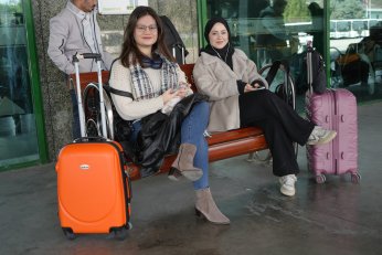 Otogarda bayram yoğunluğu