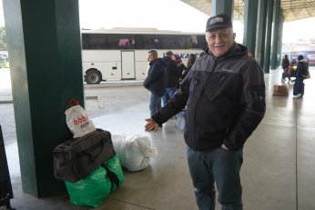 Otogarda bayram yoğunluğu