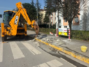 İki ilçeye engelli rampaları yapıldı