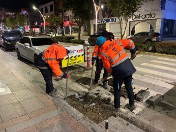 İki ilçeye engelli rampaları yapıldı