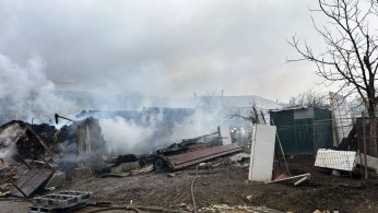 Ahır yangınında 50 küçükbaş öldü