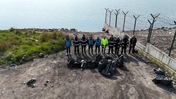 Mavi Takım’dan dev kıyı temizliği