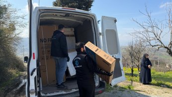 Büyükşehir’den yangın mağduru aileye destek