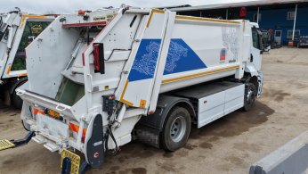 Temizlik filosuna elektrikli çöp kamyonu