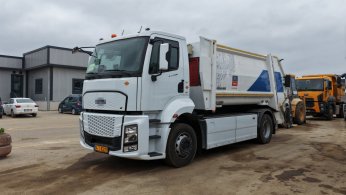 Temizlik filosuna elektrikli çöp kamyonu