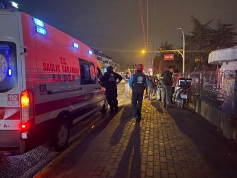 Raf imalatı yapılan fabrikada yangın