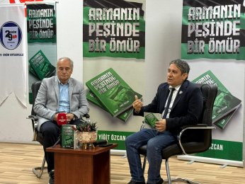 “Armanın Peşinde Bir Ömür” kitabının söyleşisi 29 Ekim Ortaokulu’nda gerçekleşti