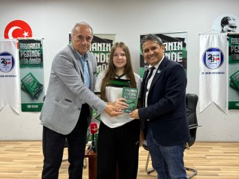 “Armanın Peşinde Bir Ömür” kitabının söyleşisi 29 Ekim Ortaokulu’nda gerçekleşti