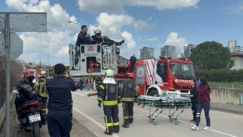 Kamyonet dereye uçtu: 1 yaralı