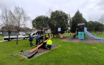 Sekapark’taki oyun alanlarına bakım