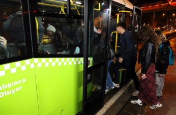 Büyükşehir’in gece seferlerine yoğun ilgi