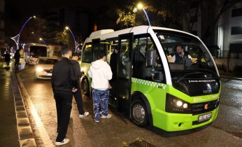 Büyükşehir’in gece seferlerine yoğun ilgi