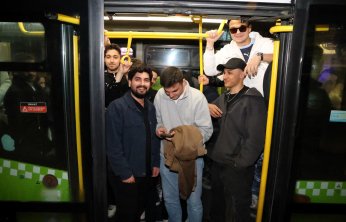 Büyükşehir’in gece seferlerine yoğun ilgi