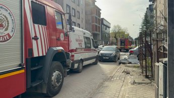 Doğal gaz kutusundaki yangın korkuttu