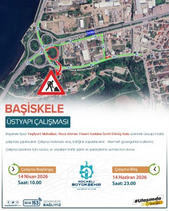 İzmit sahil bağlantı kolu trafiğe kapatıldı