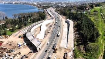 İzmit sahil bağlantı kolu trafiğe kapatıldı