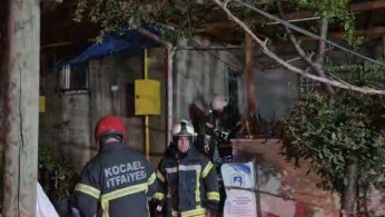 Çatı katında korkutan yangın