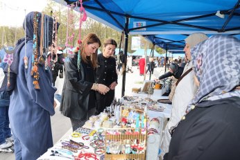 Ormanya’da el emeği ürünlere yoğun ilgi