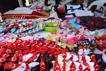 Ormanya’da el emeği ürünlere yoğun ilgi