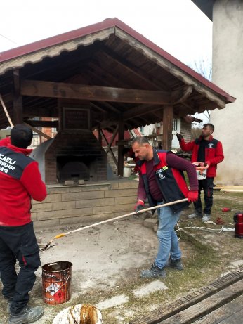 Köy fırınlarında bakım çalışması
