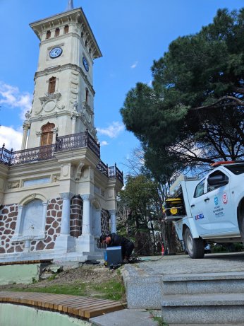 Tarihi yapıya ışıltılı dokunuş