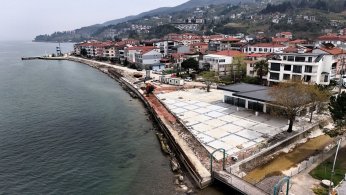 Ulaşlı sahilinde çalışmalar sürüyor