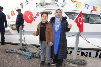 Donanmanın gemi ve botuna büyük ilgi