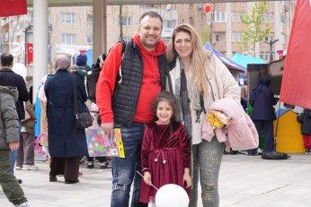 Etkinlik alanı büyük ilgi gördü