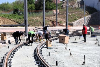 Kartepe Tramvay Hattı’nda ilk istasyon tamam