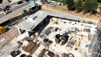 KOÜ Umuttepe Camii ve Otoparkı yükseliyor