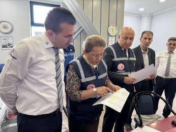Bayram öncesi otogarda denetim