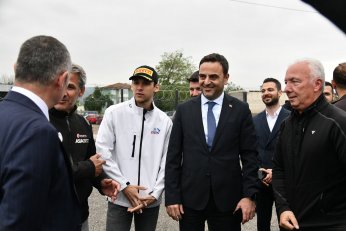 Büyükakın’dan motorcuların merakla beklediği tesiste inceleme