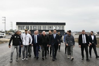 Büyükakın’dan motorcuların merakla beklediği tesiste inceleme