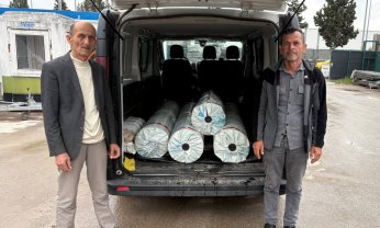 Seraları zarar gören üreticilere destek