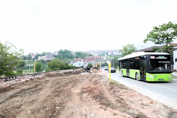 D-130’a alternatif ulaşım aksında çalışma sürüyor