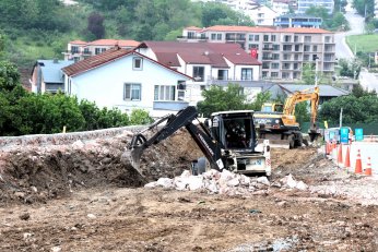 D-130’a alternatif ulaşım aksında çalışma sürüyor
