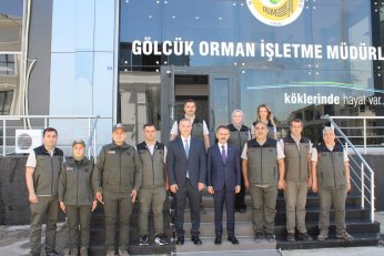 Vali Aktaş’tan Gölcük Orman İşletme Müdürlüğü’ne ziyaret