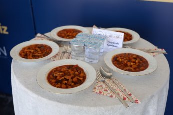 En lezzetli tabaklar festivalde yarıştı