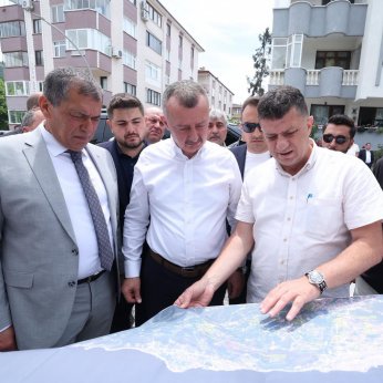 Büyükakın, altyapı çalışmalarını inceledi