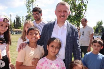 Başkan Büyükakın’dan çocuklarla dolu bir gün