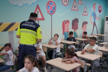 Çocuklarda trafik bilinci oluşturuldu