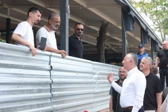 Büyükakın, çalışmaları yerinde inceledi