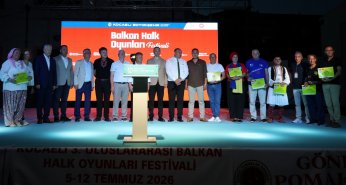 Kocaeli, Balkan halk oyunlarıyla şenlendi