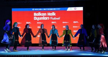 Kocaeli, Balkan halk oyunlarıyla şenlendi